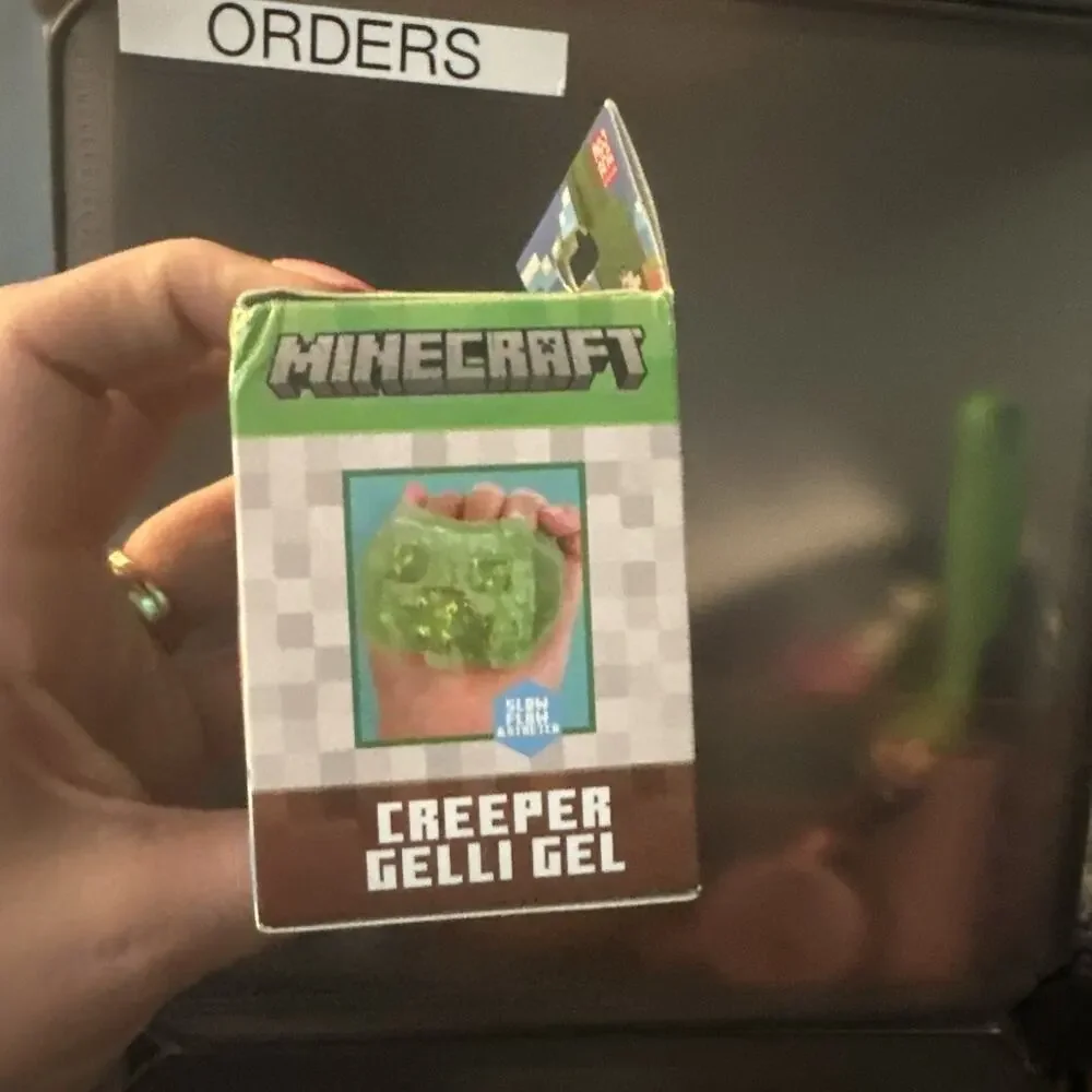 Minecraft Slimygloop Gelli Gels Green New Viral Creeper Gel